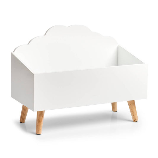 Children's storage chest 'Cloud', MDF/pine, white