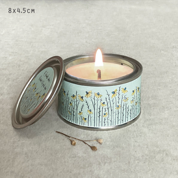 East of India Tin Candle – "If Friends Were Flowers, I'd Pick You" image 4