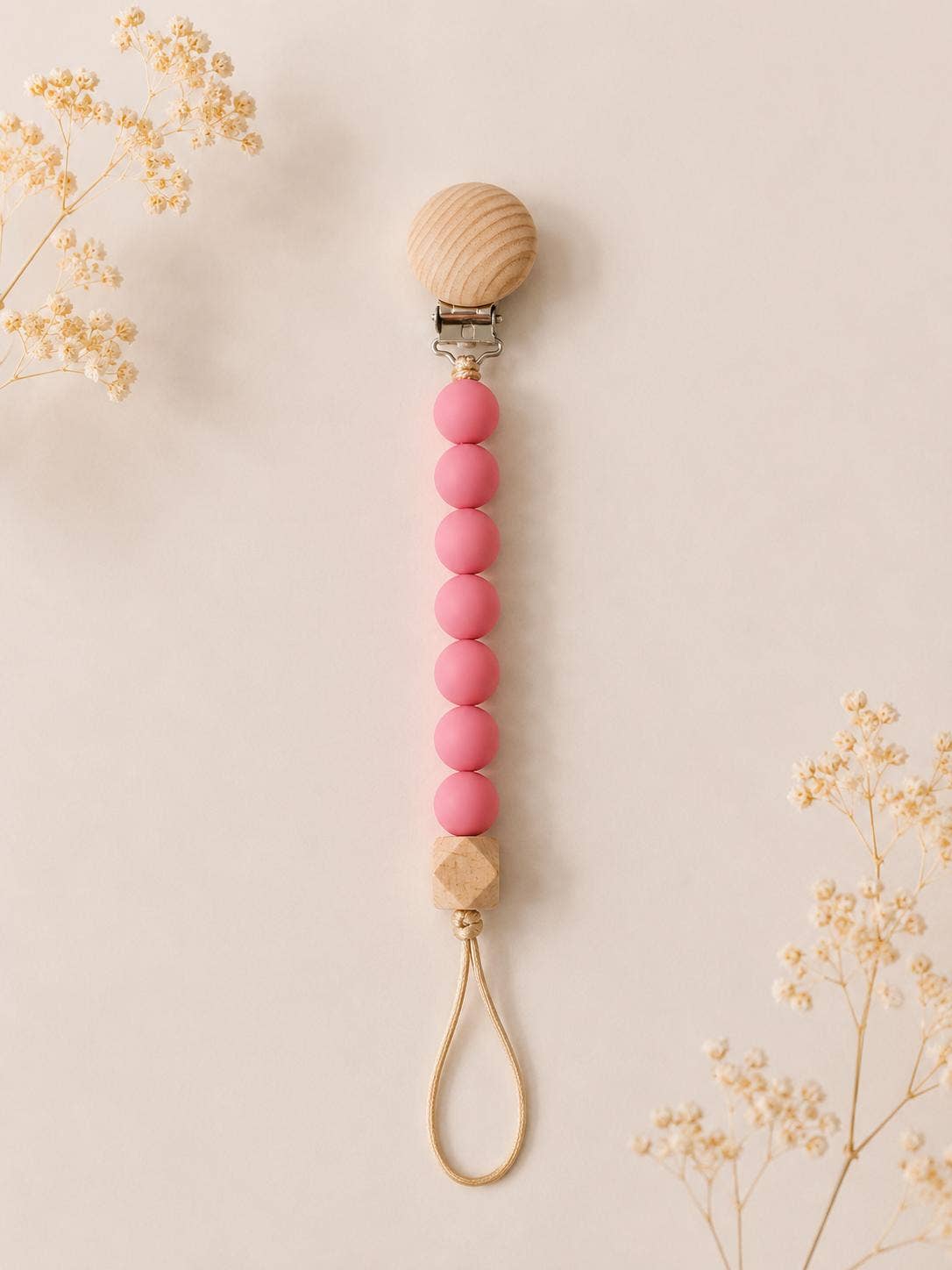 Silicone soother clip by Cotton Socks