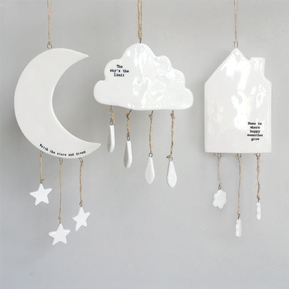 East of India Porcelain Mobile – "Home is Where Happy Memories Grow" image 3