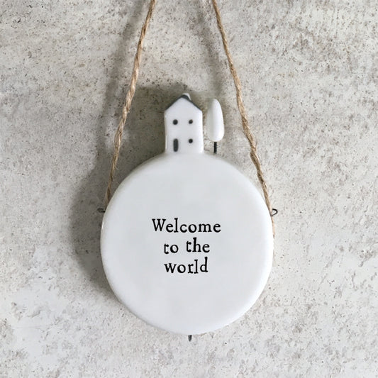 East of India Porcelain Wobbly Round Heart – "People, Places, Memories" image 0