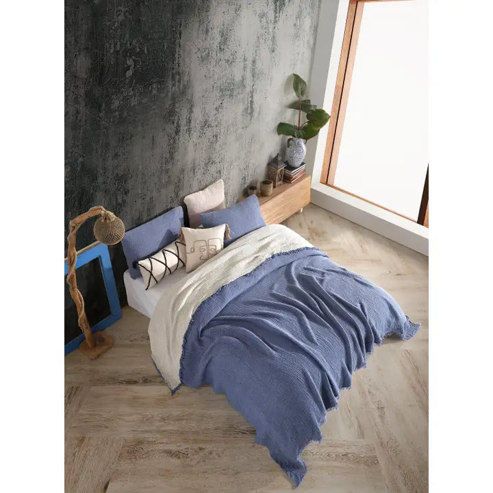 Cotton Oversized Throw & Bedspread – Soft, Organic, and Perfectly Versatile image 1
