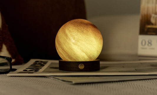 Mini Sandstorm Astraglass Light – A Desert Dream in a Compact Glow image 0