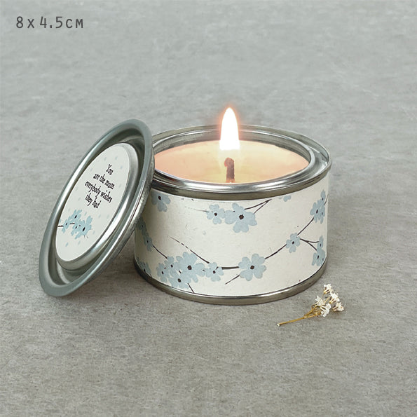 “You Are Mum” Tin Candle – Warm &amp; Thoughtful Scented Gift image 2