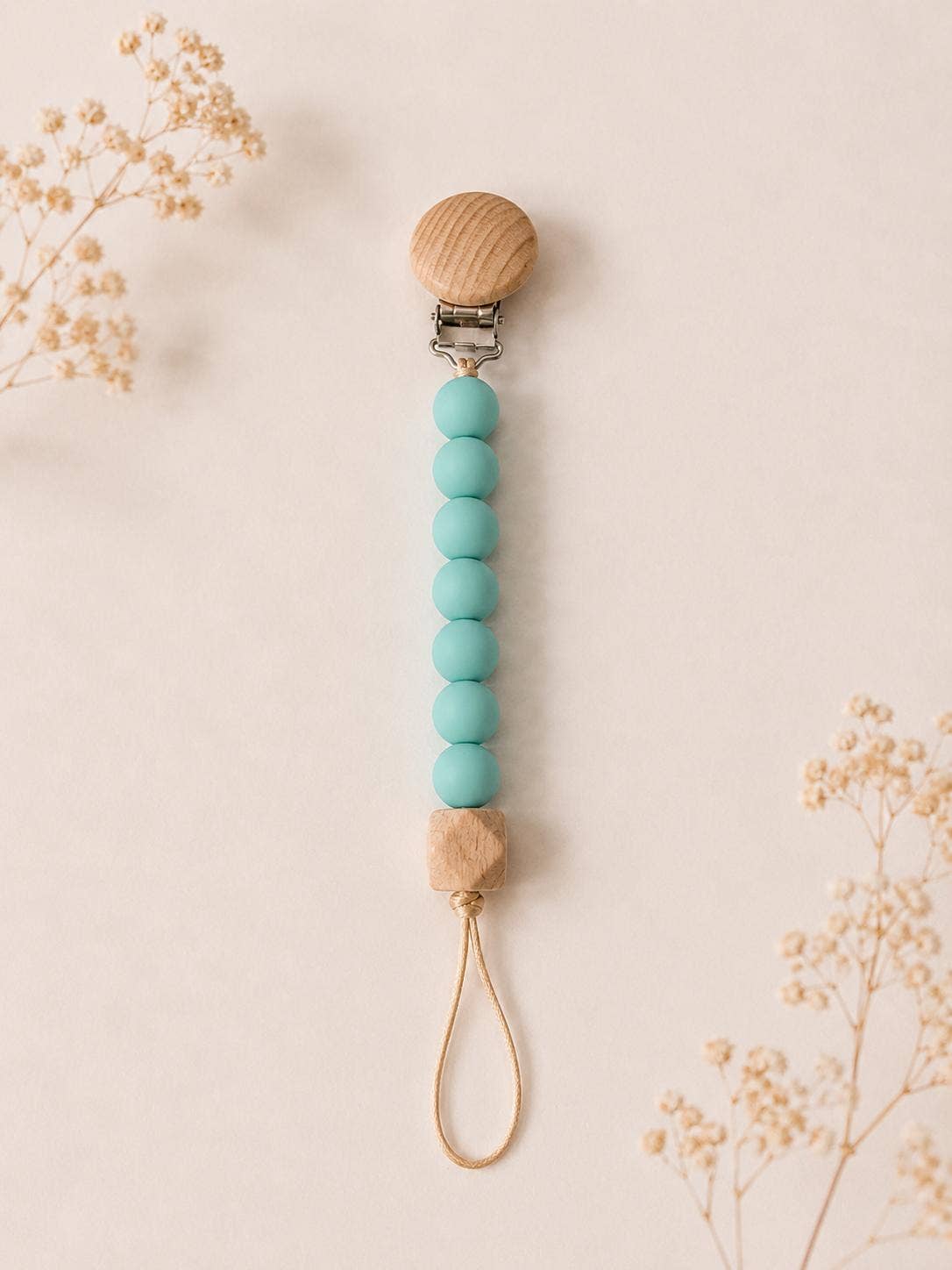 Silicone soother clip by Cotton Socks