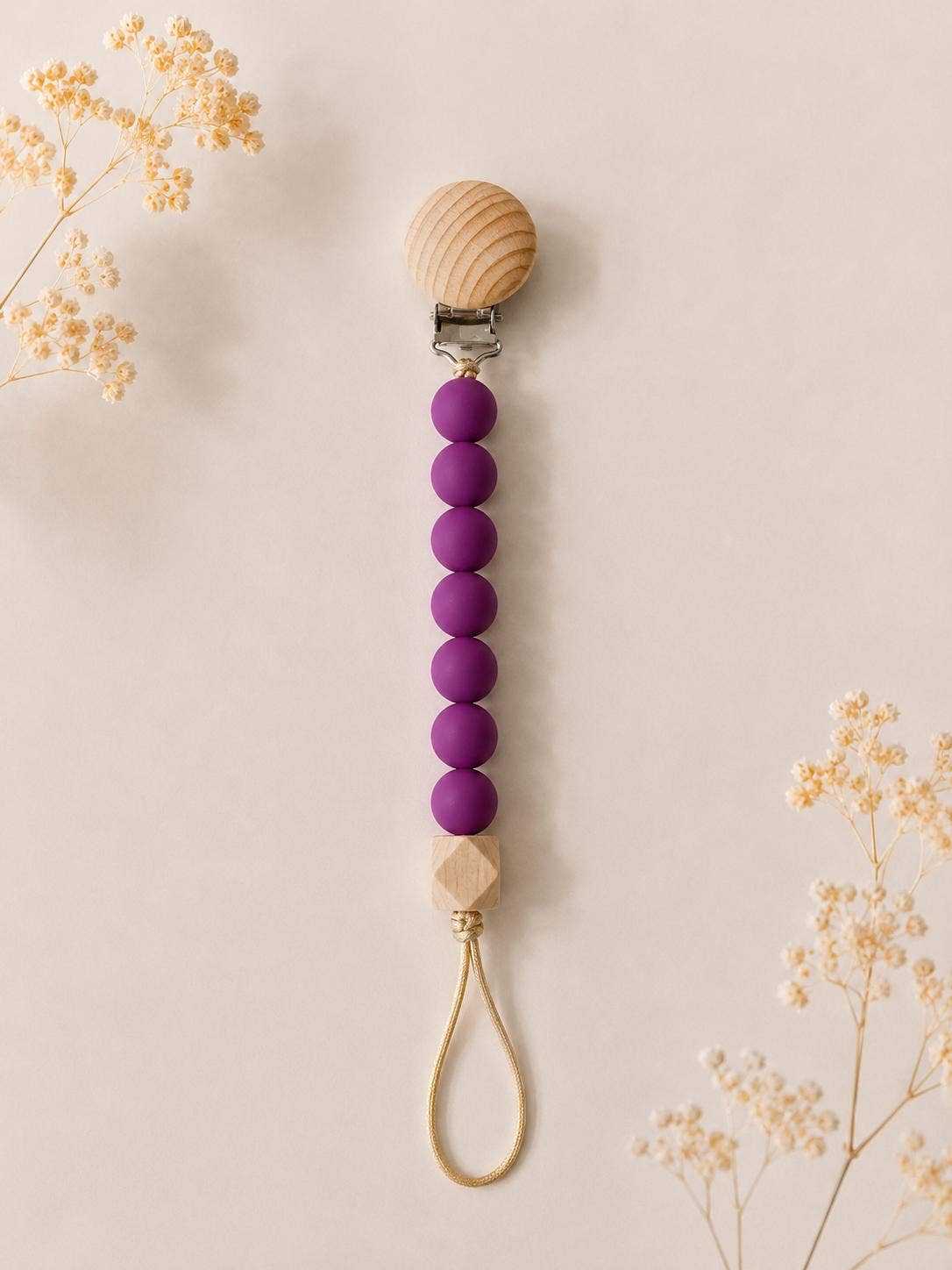 Silicone soother clip by Cotton Socks