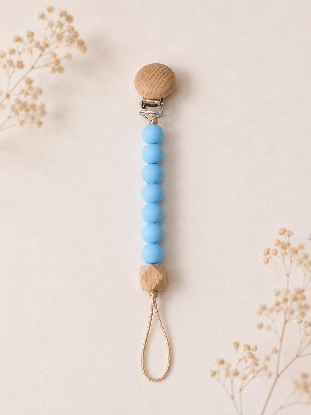 Silicone soother clip by Cotton Socks