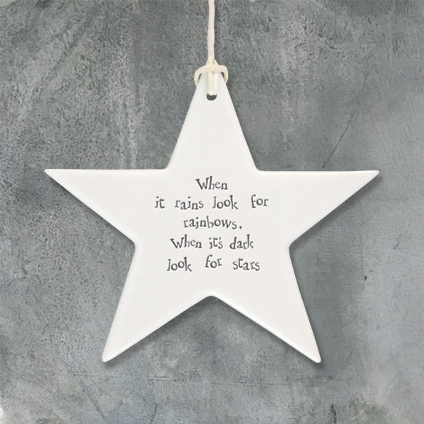 East of India Porcelain Star – "When It Rains" image 1