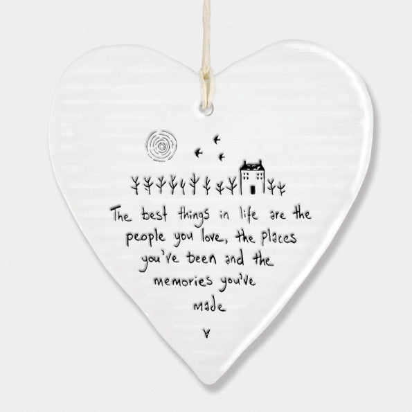 East of India Wobbly Round Heart – "People, Places, Memories" image 1