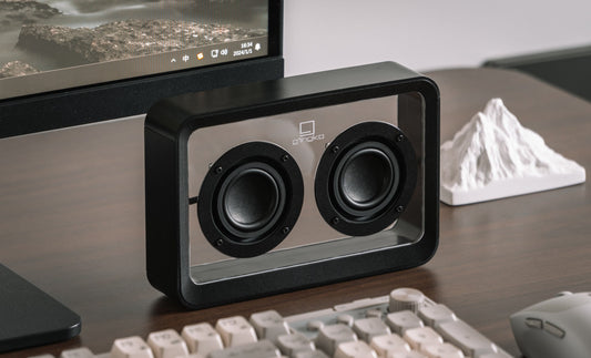 Mage See-Through Bluetooth Speaker - Black image 0