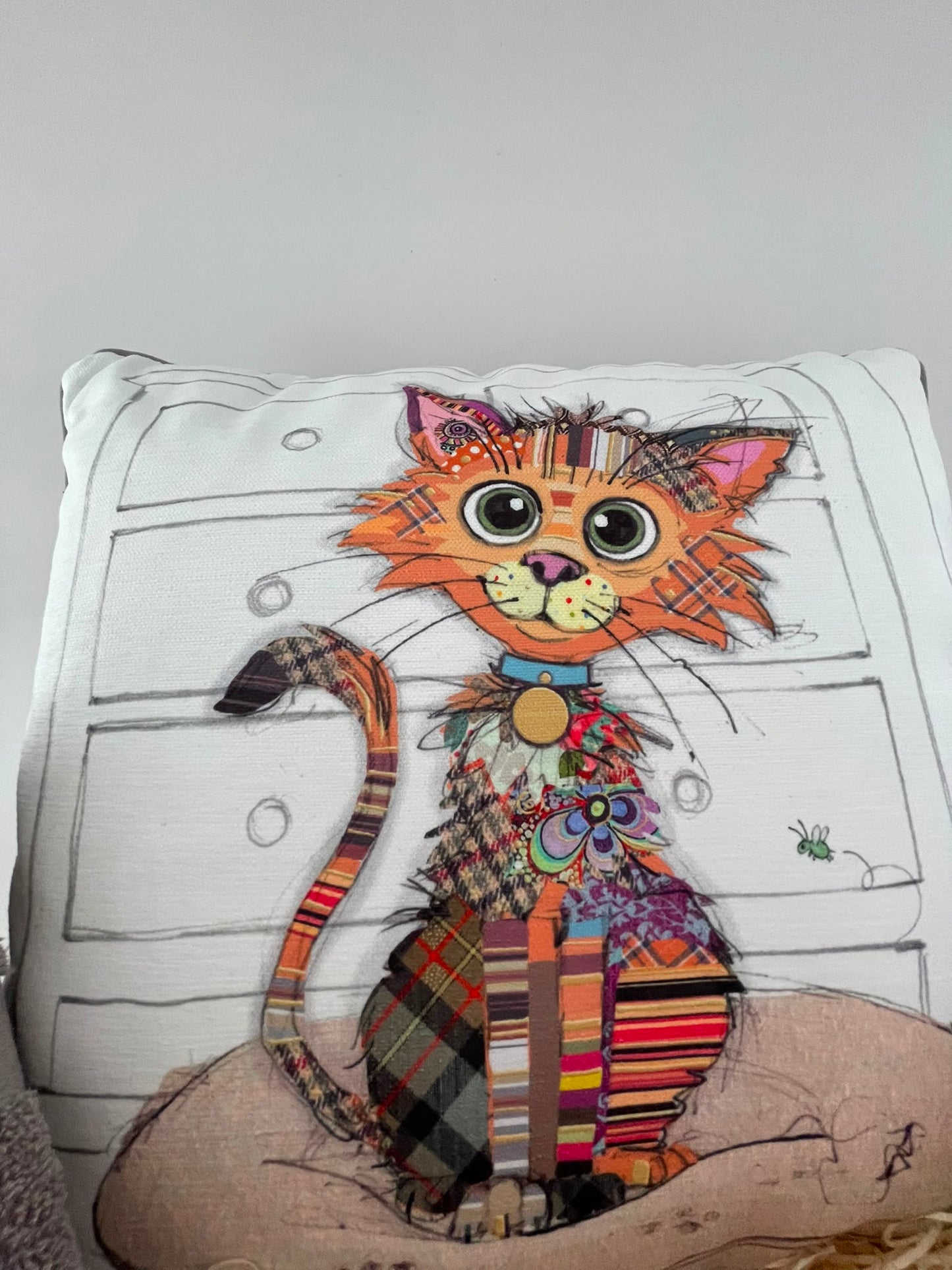 Cat Lover's Gift Hamper – Quirky Cat Cushion, Mug & Two Luxury Hand Towels