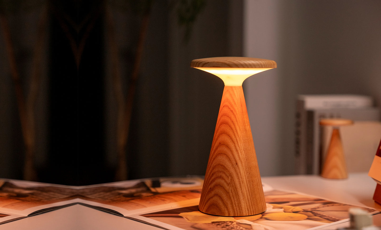 Sylva Table Lamp – White Ash