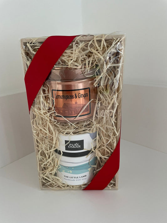 The Little Irish Gift Set – Candle & Handmade Soap