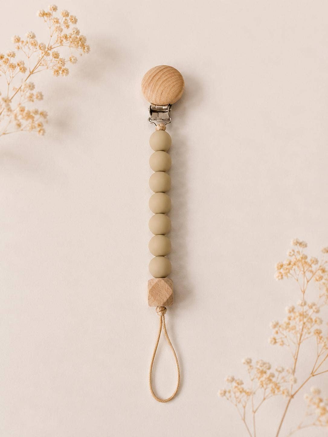 Silicone soother clip by Cotton Socks