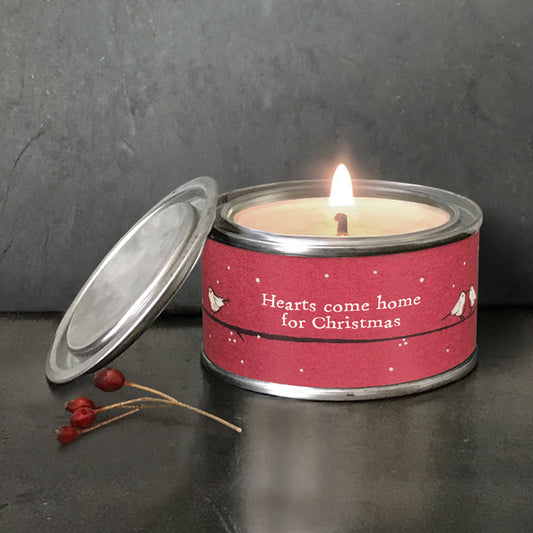 “Hearts Come Home” Red Robin Candle – Cosy, Heartfelt Touch for Any Home image 0