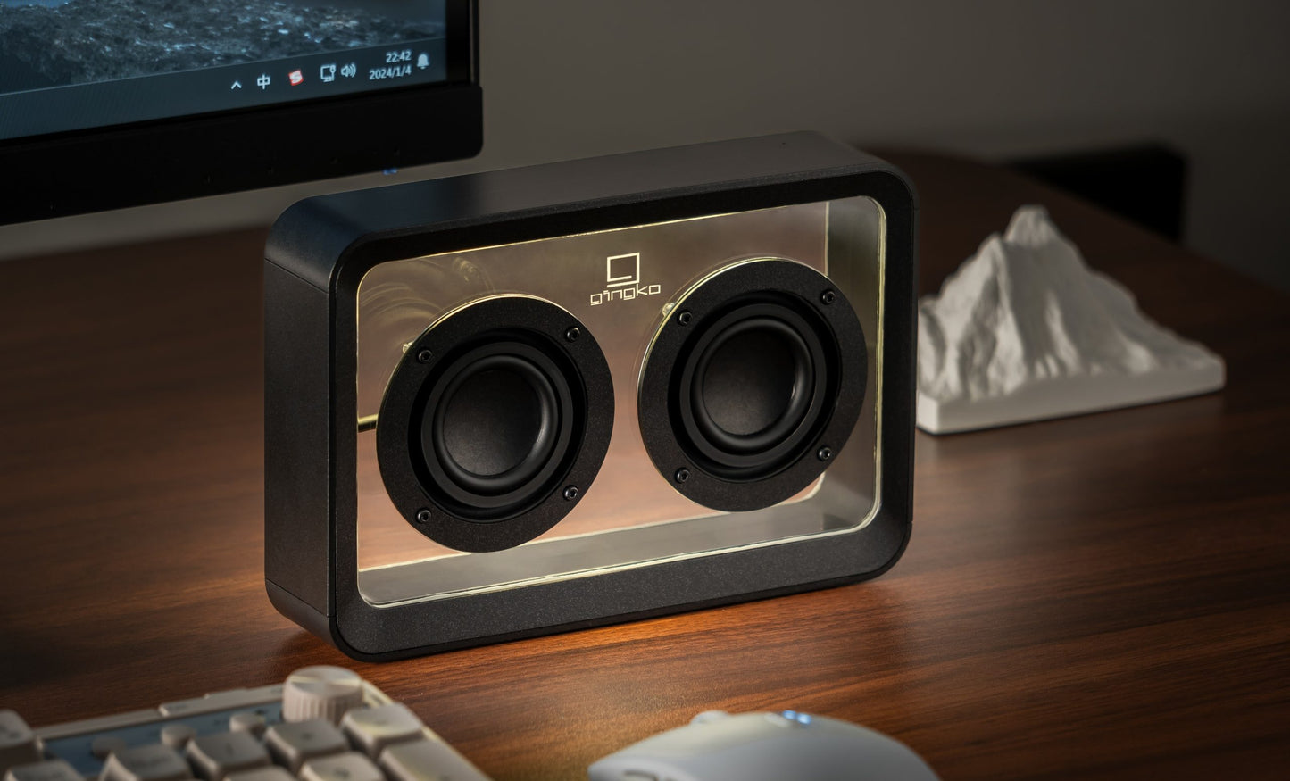Mage See-Through Bluetooth Speaker - Black image 3