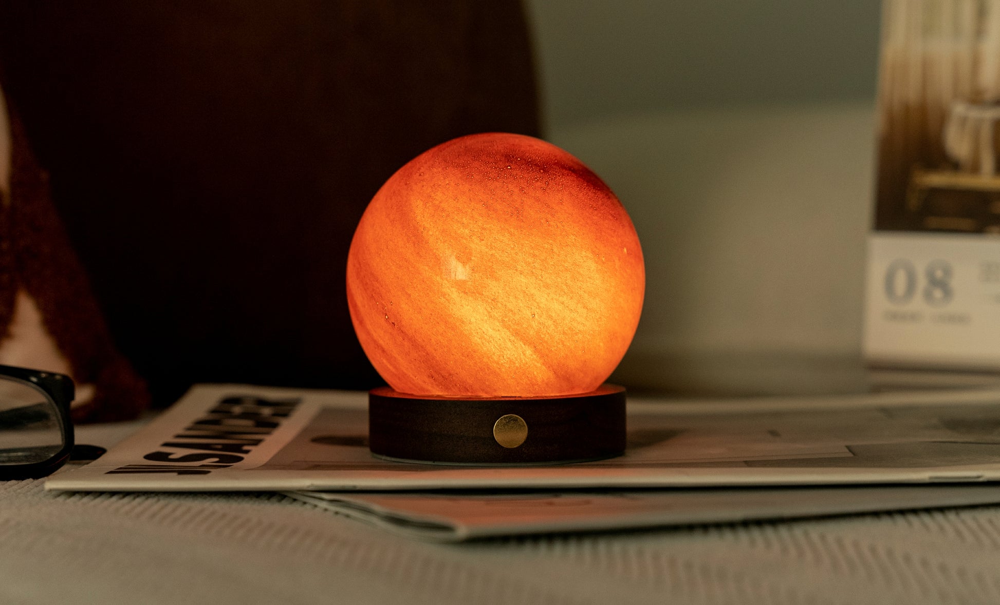 Mini Sandstorm Astraglass Light – A Desert Dream in a Compact Glow image 2