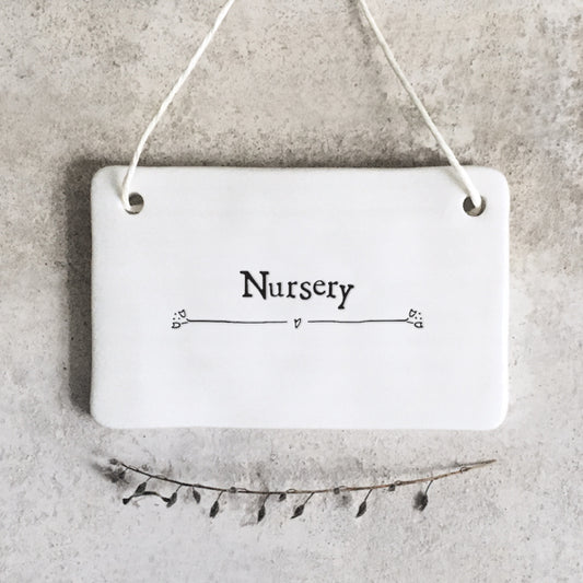 Porcelain Nursery Sign – Sweet Addition for Little Ones’ Rooms image 0