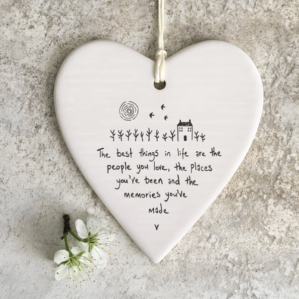 East of India Wobbly Round Heart – "People, Places, Memories" image 0