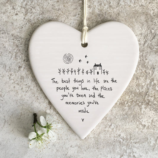 East of India Wobbly Round Heart – "People, Places, Memories" image 0