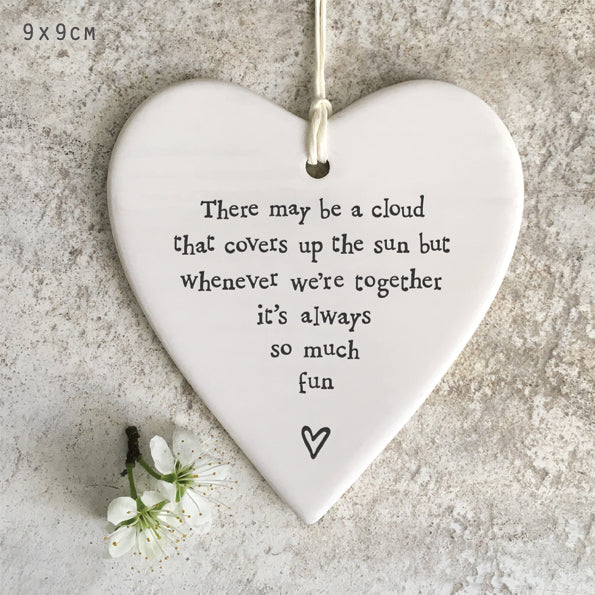 East of India Porcelain Heart – "There May Be a Cloud" image 3