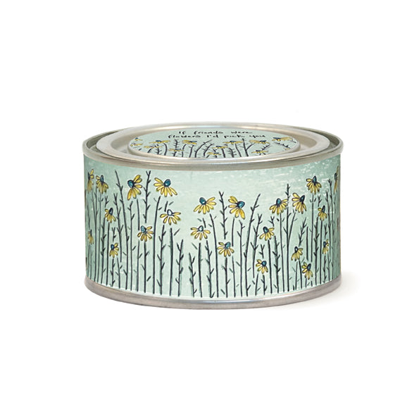 East of India Tin Candle – "If Friends Were Flowers, I'd Pick You" image 1