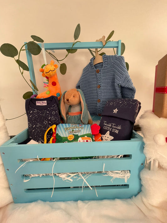 Baby Boy Blue Hamper – A Heart-Melting Gift for Little Ones (0–6 Months)