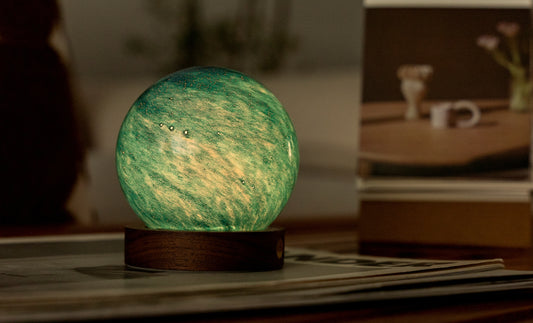 Galaxy Breeze Mini Astraglass Light – A Celestial Symphony in a Compact Glow image 0