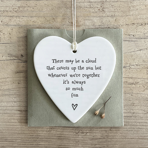 East of India Porcelain Heart – "There May Be a Cloud" image 2