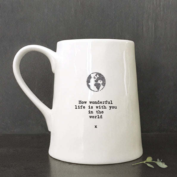 Porcelain Mug – How Wonderful image 0