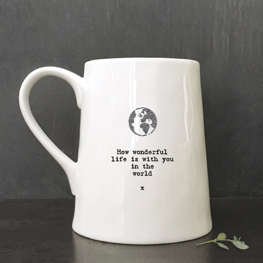 Porcelain Mug – How Wonderful image 0
