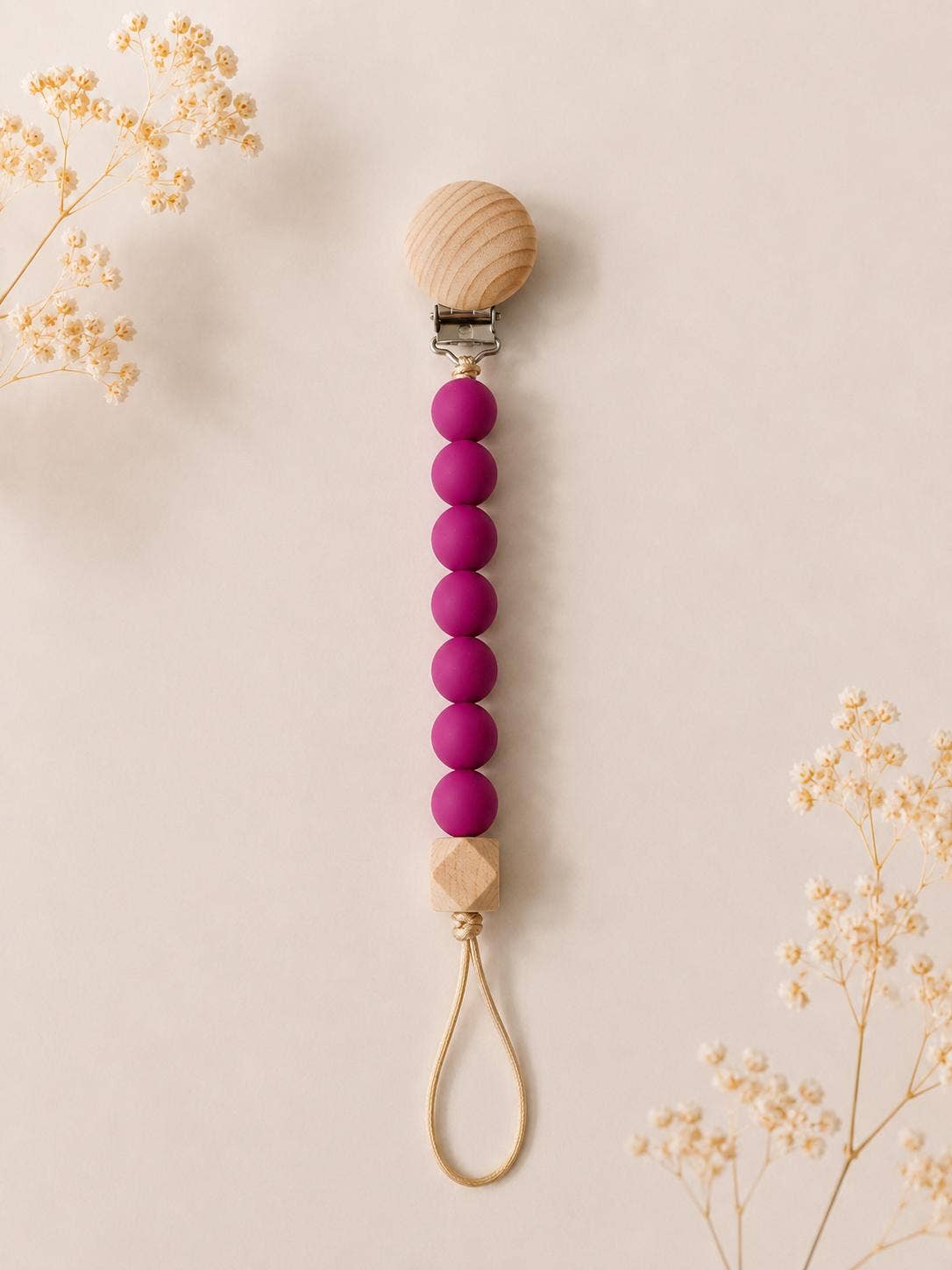 Silicone soother clip by Cotton Socks