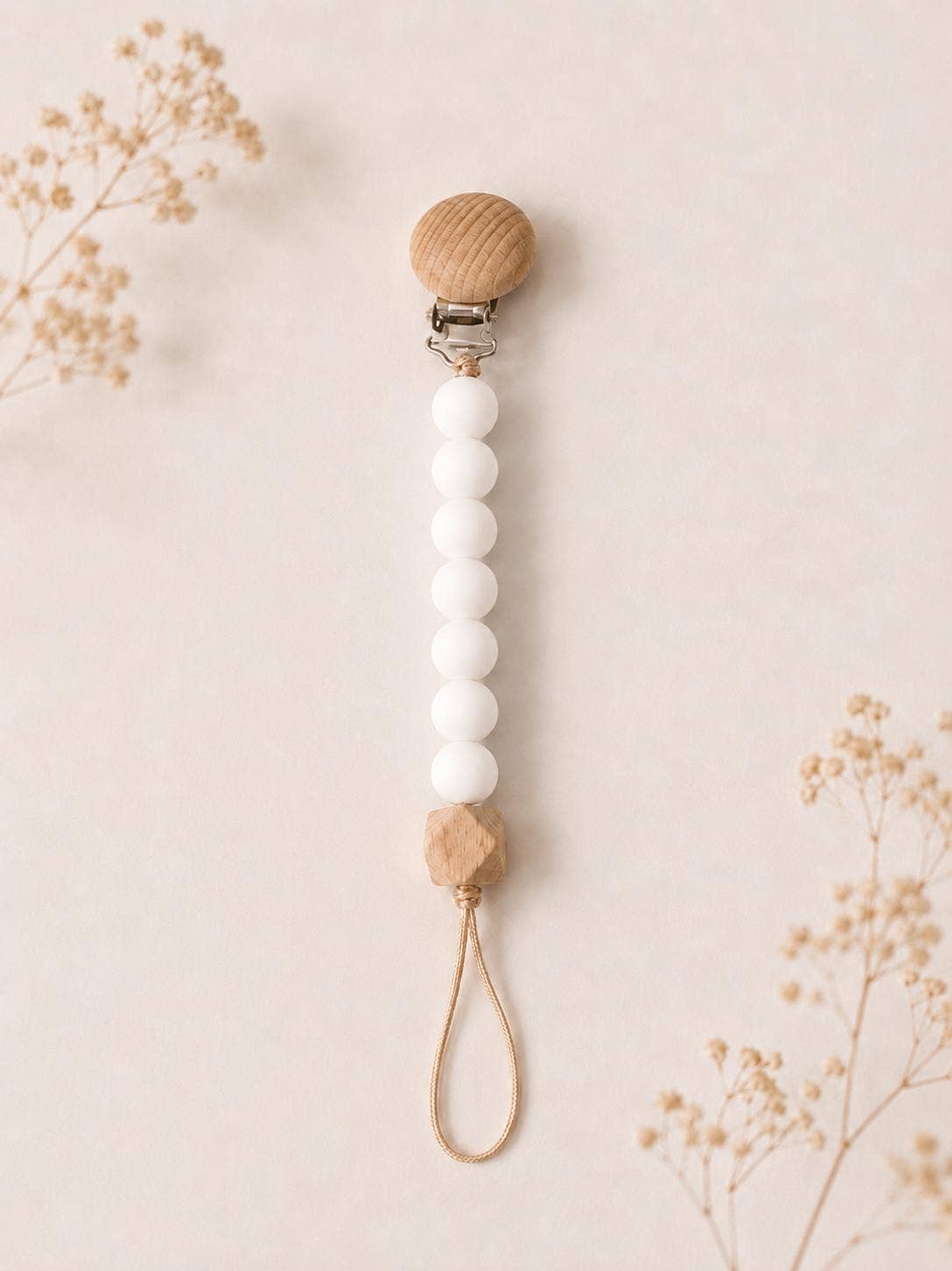 Silicone soother clip by Cotton Socks