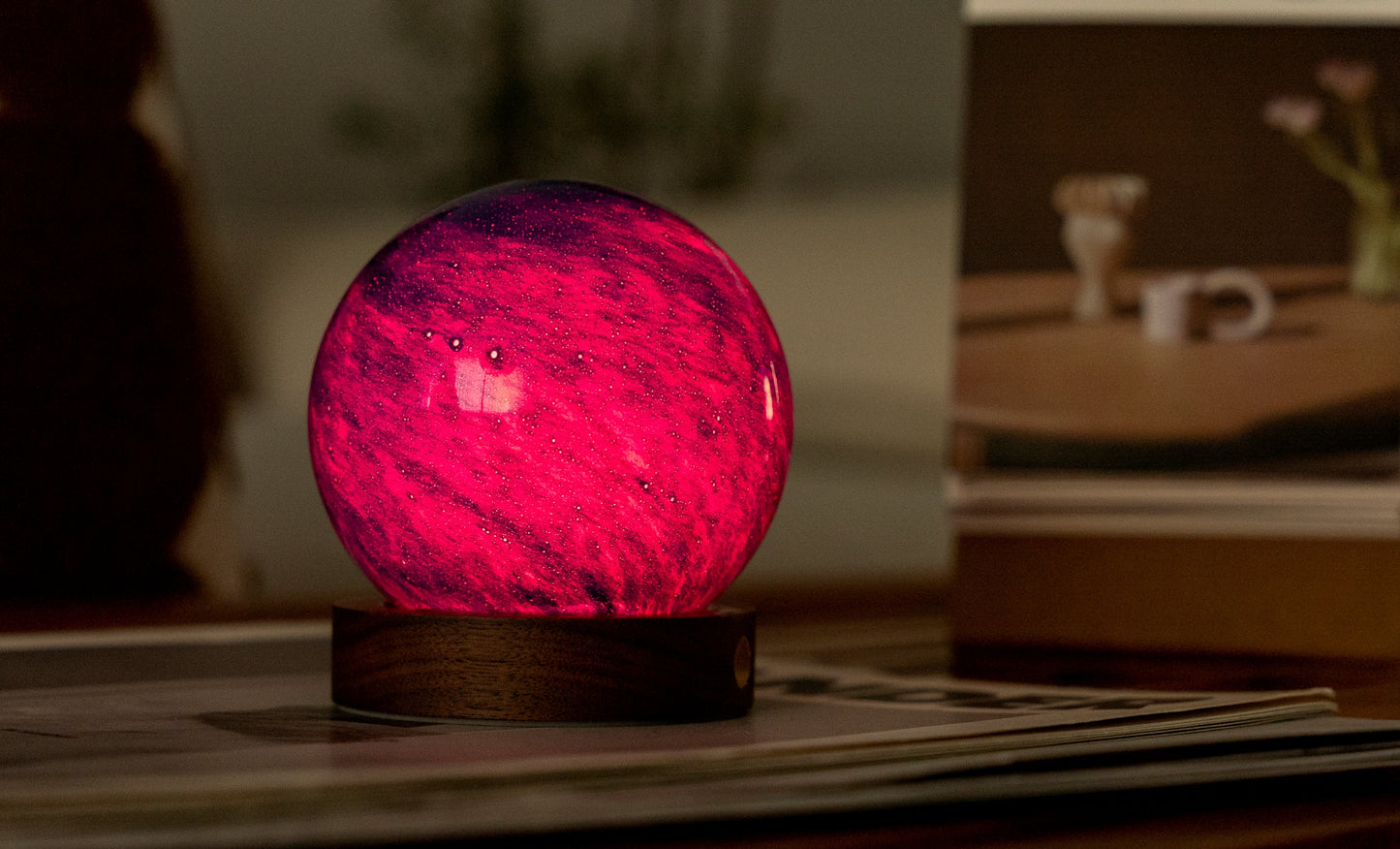 Galaxy Breeze Mini Astraglass Light – A Celestial Symphony in a Compact Glow image 2