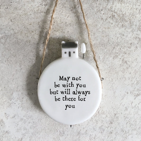East of India Porcelain Hanger – "May Not Be With You" image 3